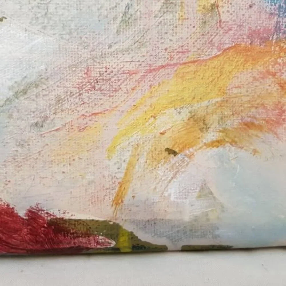 OriginalWall Art modern abstract acrylic painting on canvas. Size: 8 x 10 inches - Picture 4 of 8